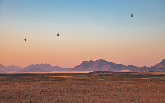 Balloons In Desert