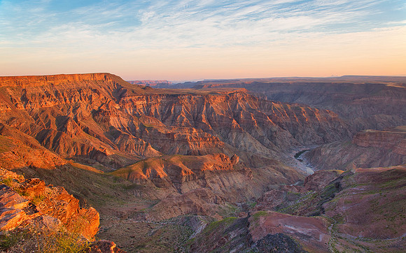 Fish River Canyon Early Sunset